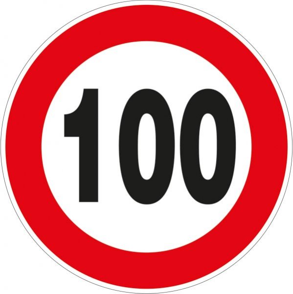 Adesivo Limite Velocità