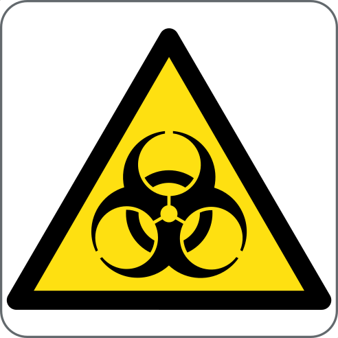 PERICOLO RISCHIO BIOLOGICO