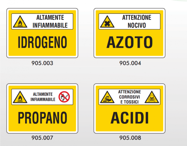 Segnaletica Sostanze Pericolose