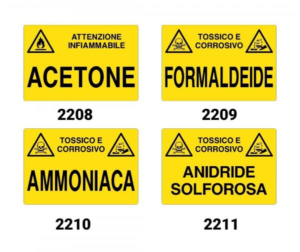 Segnaletica Sostanze Pericolose