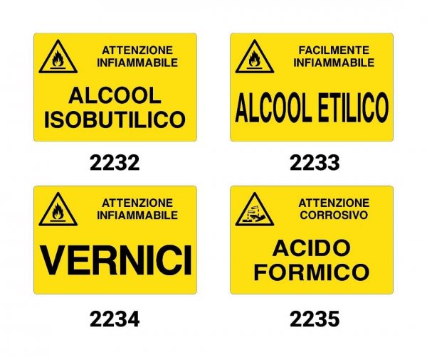 Segnaletica Sostanze Pericolose