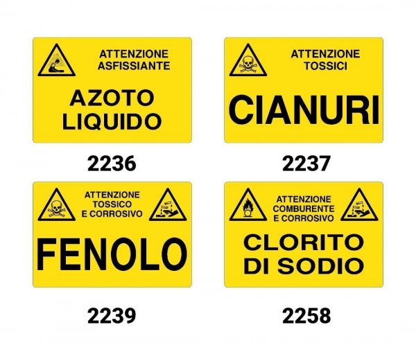 Segnaletica Sostanze Pericolose