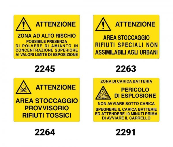 Segnaletica Sostanze Pericolose