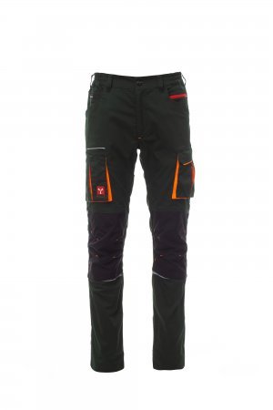 Pantalone Stretch PAYPER Verde/Nero