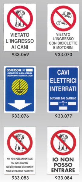 Cartello Serie Privata