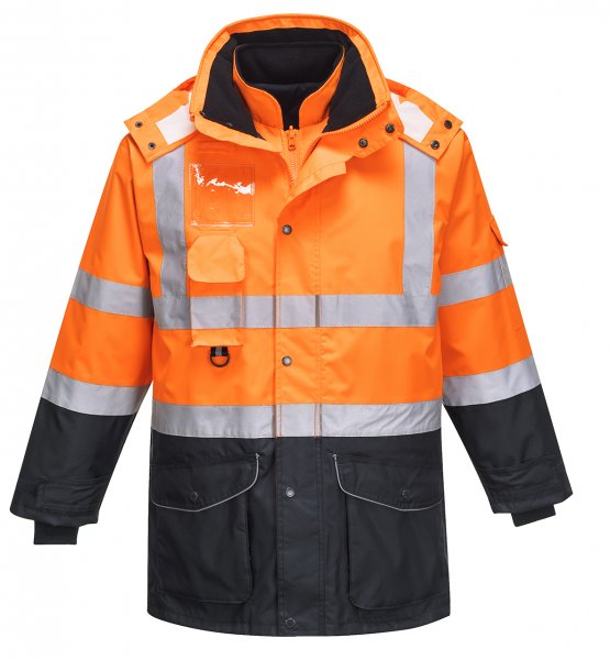 Giacca Traffic Arancione/Navy